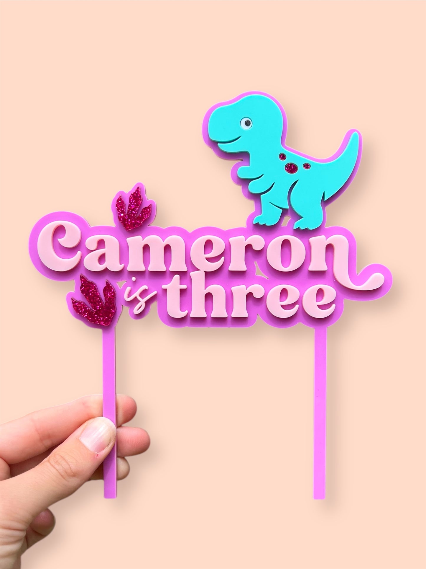 Dinosaur Cake Topper