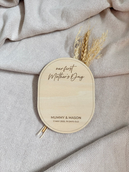 FIRST MOTHER’S DAY PERSONALISED HAND PRINT PLAQUE KIT