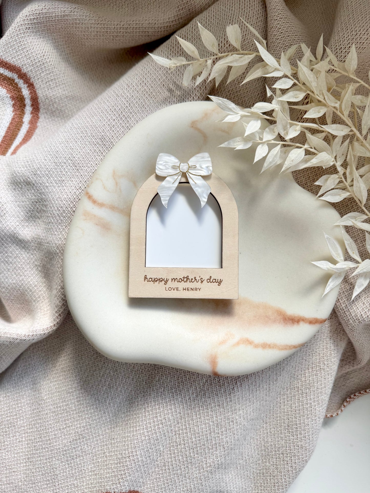 PERSONALISED ARCH PHOTO FRAME MAGNET - MINI
