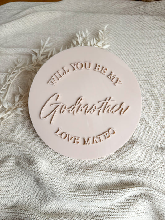 Custom Acrylic Announcement Plaque