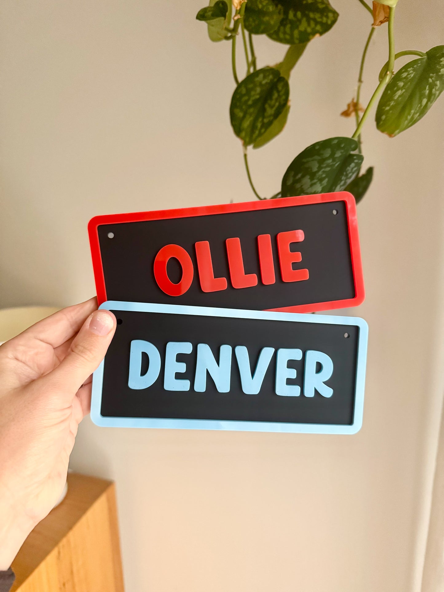 Doggo Name Plates