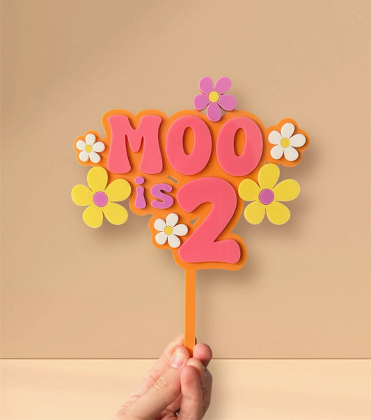 Groovy Cake Topper