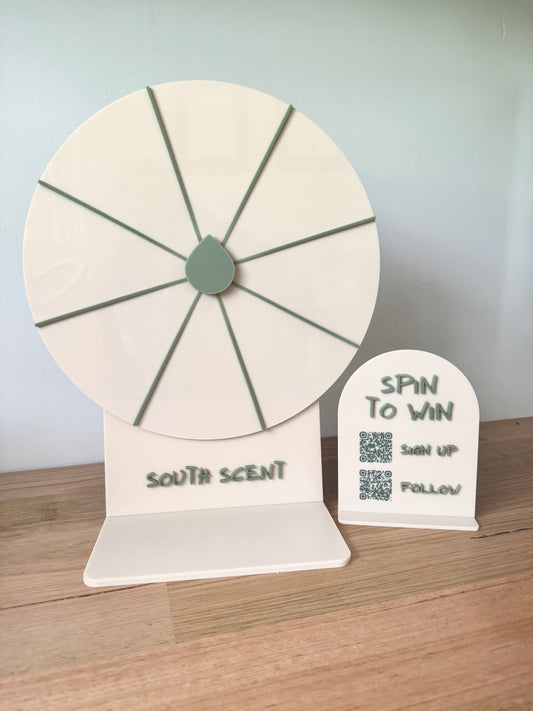 Custom Acrylic Spinning Wheel